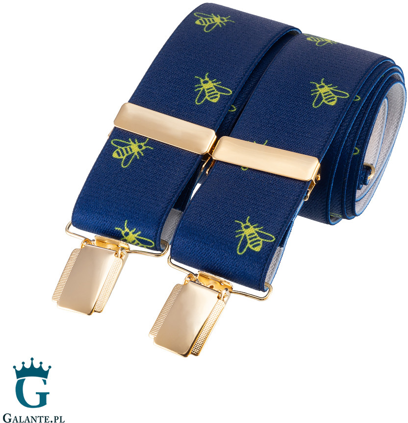David Aster - Made In England Szelki do spodni Pszczółki BR-056 BR-056