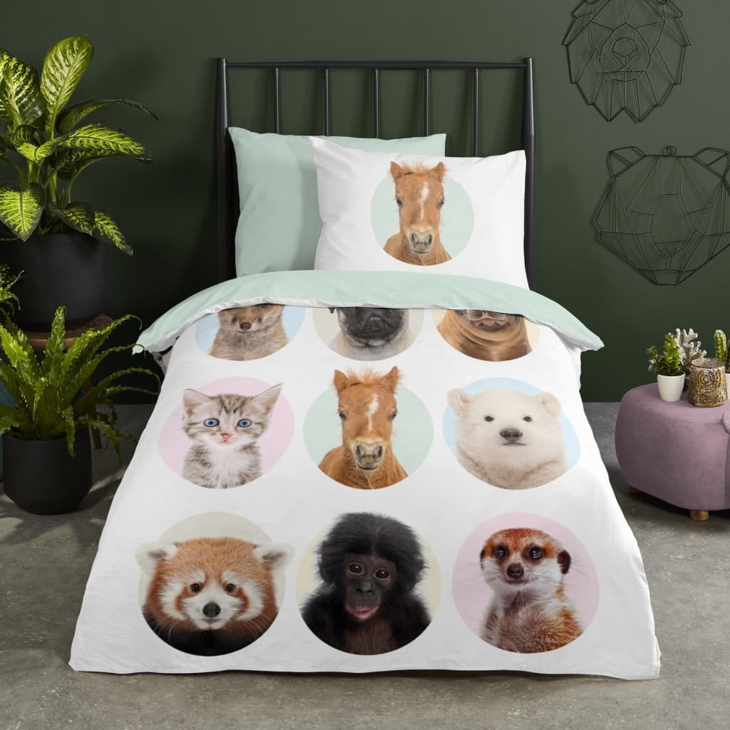 Muller Textiles Good Morning Pościel dziecięca YOUNG A, 140x200/220 cm, kolorowa