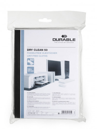 Durable Ściereczki bezpyłowe Dry Clean 50 sztuk 5734-02
