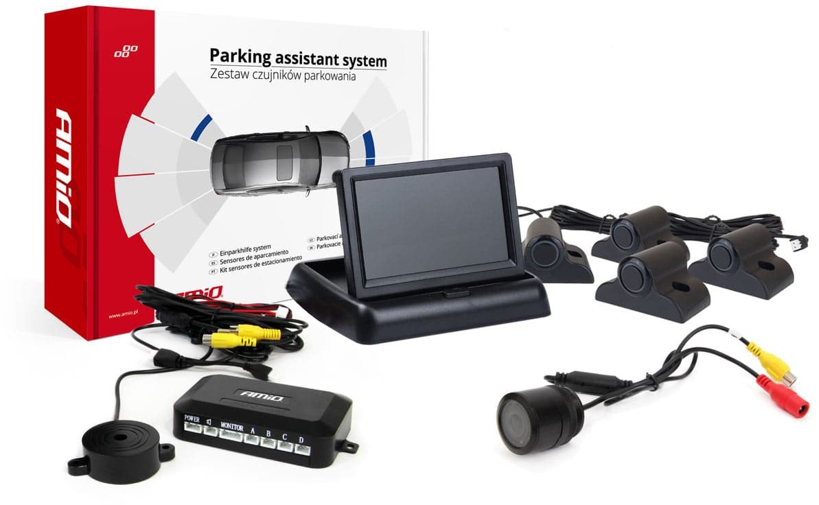 Zestaw czujników parkowania tft02 4,3