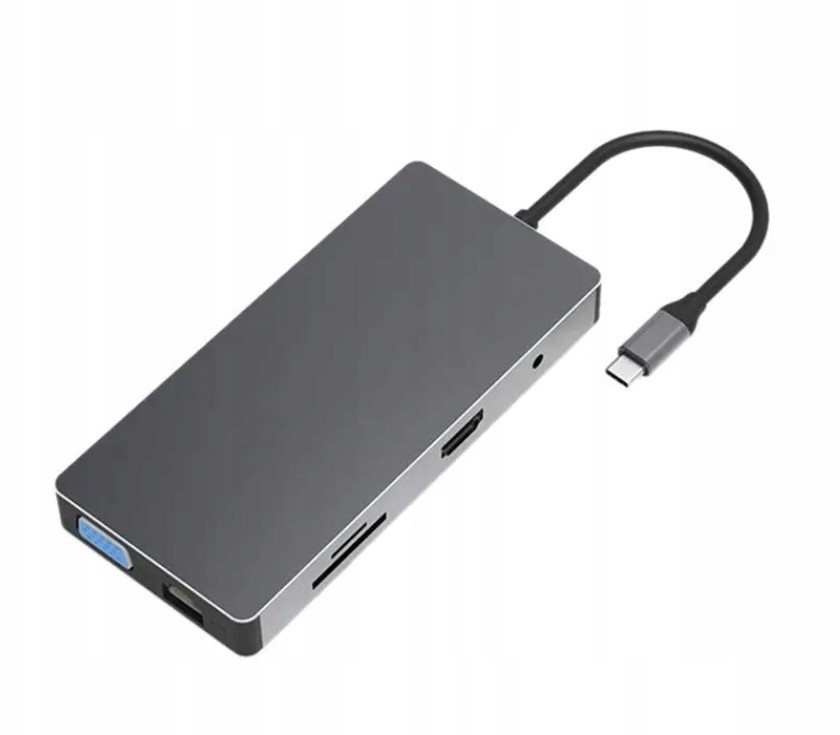 Hub wielofunkcyjny Adapter 10w1 (A009)