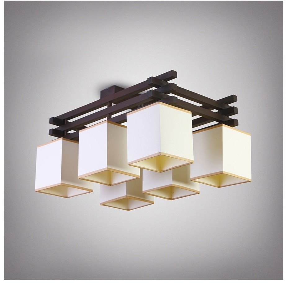 Light4home Żyrandol natynkowy AMSTERDAM 6xE14/40W/230V