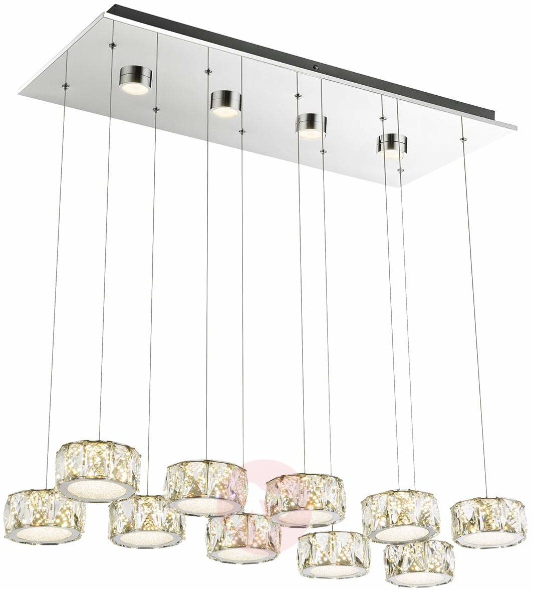 Globo Lighting Oświetlenie Amur Lampa Wisząca LED Chrom, 1-punktowy 49350-92H