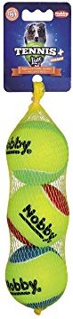 Nobby piłka tenisowa z squeaker, 3er sieci, m 60496