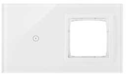 Simon Panel dotykowy Simon 54 Touch DSTR210/70 2 moduły 1 pole dotykowe otwór na osprzęt Simon 54 biała perła DSTR210/70