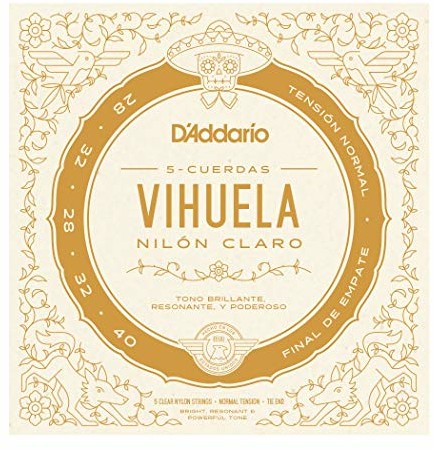 DAddario MV10N Vihuela Normalne łańcuchy naprężające MV10N