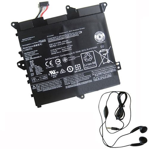 Amsahr amsahr l14 m2p22  03 bateria zamienna do Lenovo 5b10h09630, 5b10h09632 (7.4 V, 32 WH) obejmują Stereo Słuchawki douszne Czarny L14M2P22-03