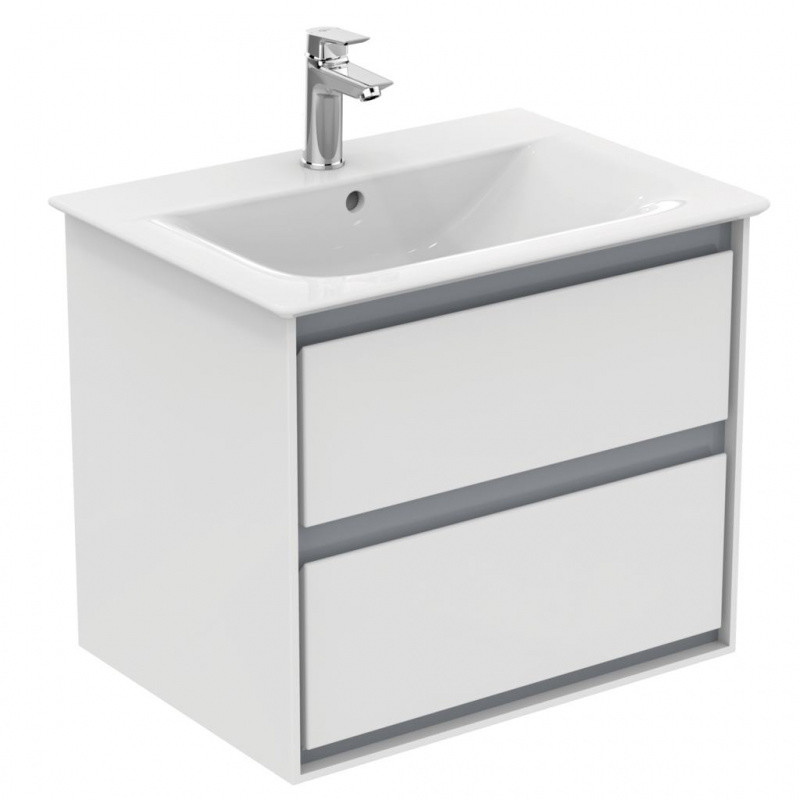 Ideal Standard Connect Air Szafka pod umywalkę 60x51,7x44 cm biała/jasnoszara mat E0818KN