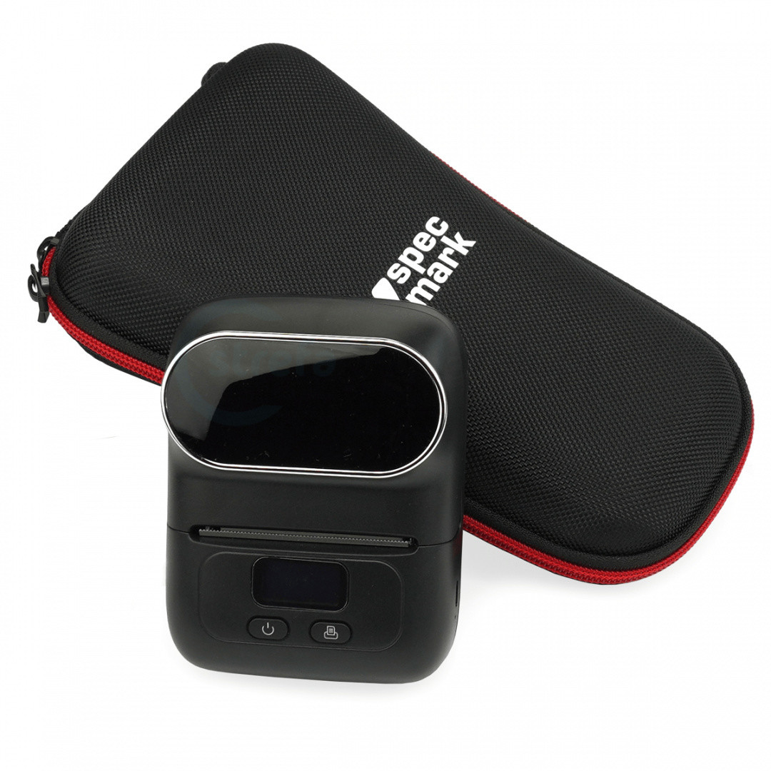 BeMark Drukarka etykiet PL M110 Pocket Labeler w walizce 203 DPI - obsługa Bluetooth  D-PLM110-BLACK-ETUI