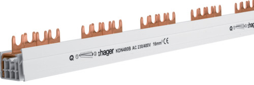 Schneider Szyna-grzebieniowa-widełkowa-pozioma-4P-16mm2-do-SPD-4P-+-RCCB-4P-MCB-4P-56M KDN480B