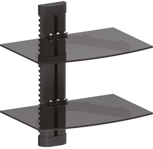 InLine 23151b uchwyt ścienny, na DVD, BluRay, odbiornik satelitarny Czarny 23151B