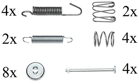ABS All Brake Systems ABS 0816Q zestaw akcesoriów, szczęki hamulcowe 0816Q