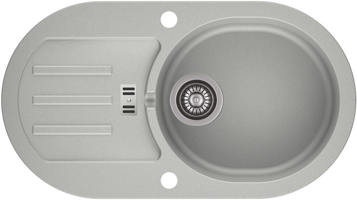 AXIS GROUP Zlew Malibu 30 1-komorowy szary