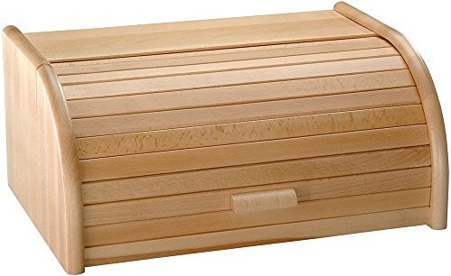 Kesper 68015 pojemnik na chleb z drewna bukowego, 30 x 15 x 20 cm 68015