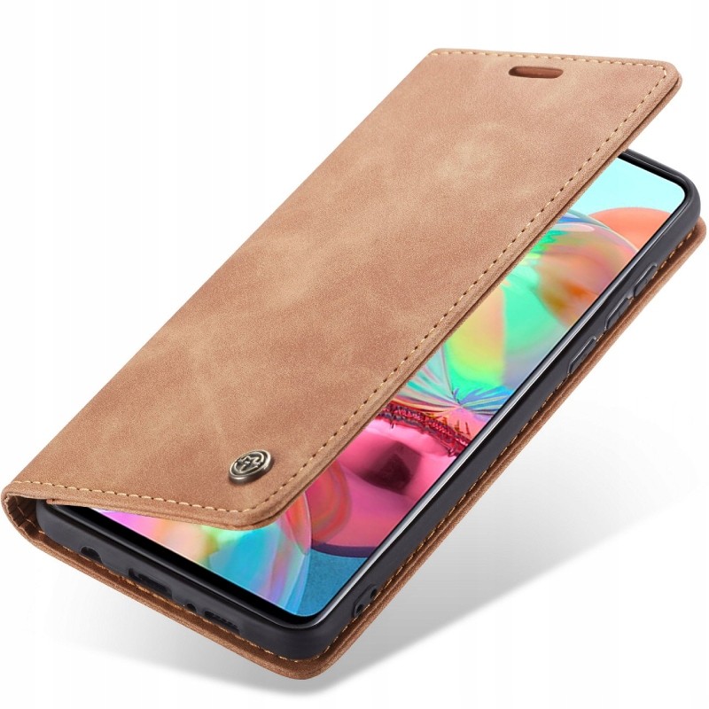 Caseme | Skórzane etui, portfel do Galaxy A71