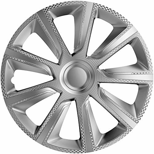 J-Tec J14521 komplet kołpaków Veron 14-calowe srebrne/o wyglądzie karbonu, Carbon