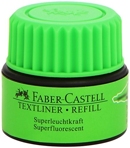 Faber-Castell 1549 07 atrament do napełniania zakreślaczy, zielony F154963
