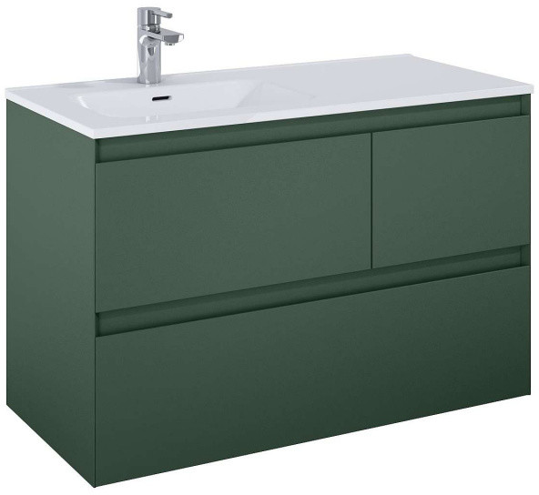 Elita Split Szafka podumywalkowa 100 cm lewa zielony mat 169006