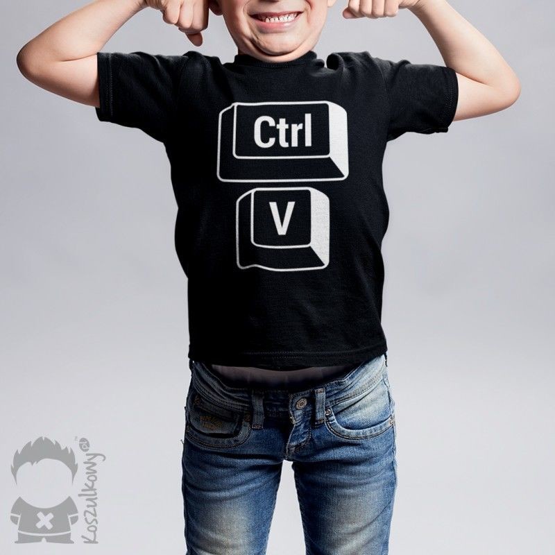 Ctrl+V - Koszulka dla syna z nadrukiem