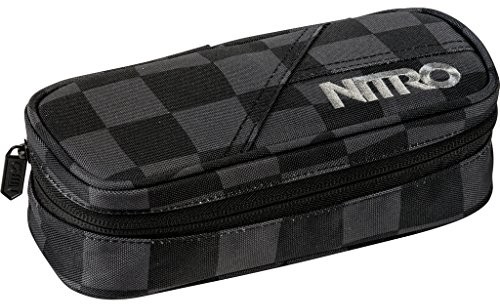 Nitro Snowboards Nitro deski snowboardowej Pencil Case Piórnik, czarny, 20 x 8 x 6 cm, 0,96 l 1131878001_1955_20 x 8 x 6 cm, 0.96 Liter