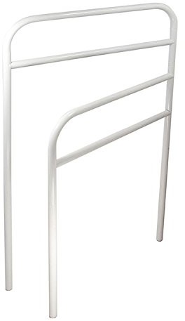 MSV 141665 stander wykonana z metalu/chromowany na ręczniki, srebrny, 30 x 20 x 15 cm 141665
