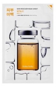 Holika Holika Skin Rescuer Mask Sheet Vita C przeciwzmarszczkowa maseczka z witaminą C na bawełnianej płachcie