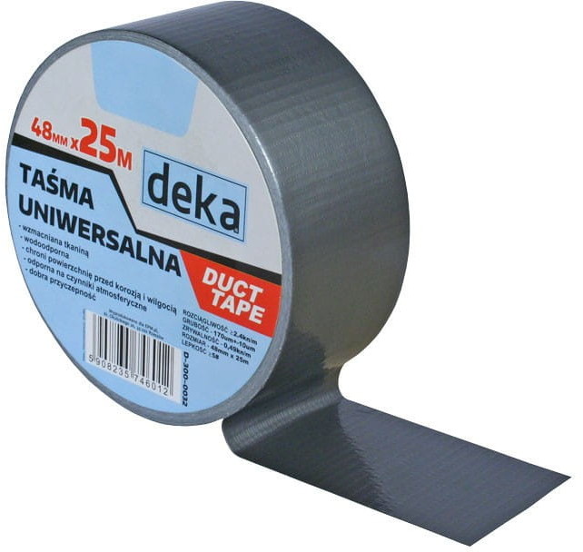 DEKA TAŚMA UNIWERSALNA DUCT TAPE SILVER 48MM*25M D-300-0032 [6697661]