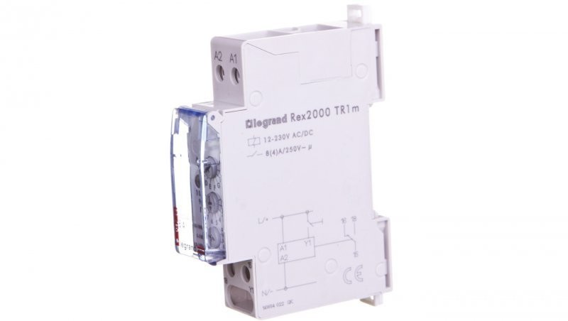 Legrand Przekaźnik czasowy 1P 8A 0,1sek-100h 12-230V AC/DC 10-funkcyjny RC342 004744 004744