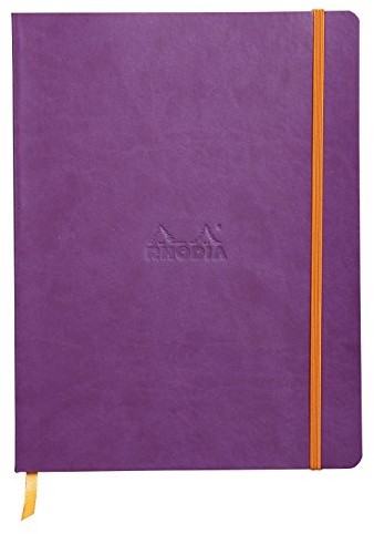 Rhodia zeszyt z przepisami na notatnik z miękką okładką, fioletowy 117560C