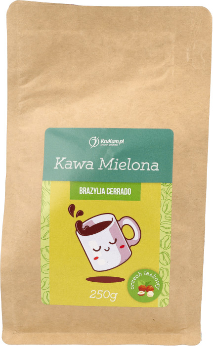 KruKam Kawa mielona Brazylia Cerrado laskowa 250g