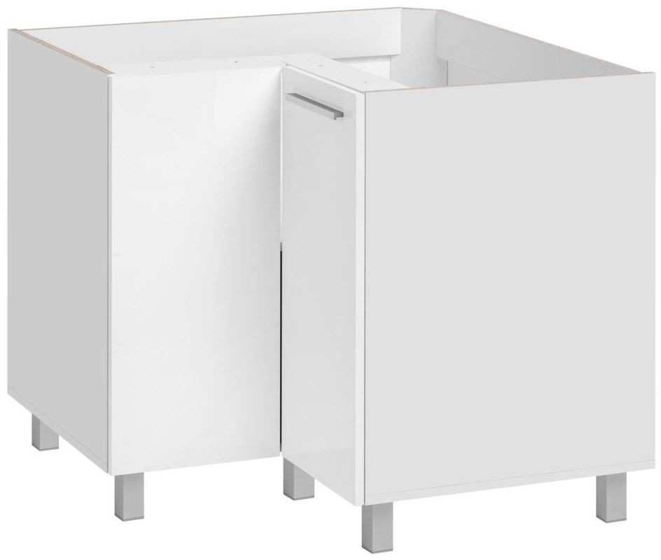 MEBLE OKMED Szafka kuchenna stojąca Salma 90 cm kolor biały