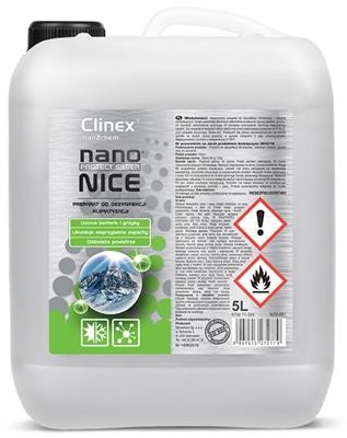 CLINEX Preparat do dezynfekcji układów klimatyzacji i wentylacji CLINEX Nano Protect Silver Nice 5L 70-345 CL77345