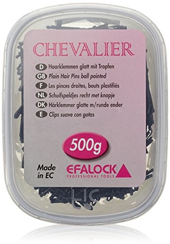 Efalock Professional Efalock rycerza zaciski do włosów 5 cm 500 G, 1er Pack (1 X 530 sztuk) czarny 14101284