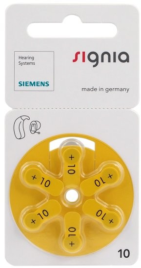 Siemens 30 x baterie do aparatów słuchowych Signia 10 MF