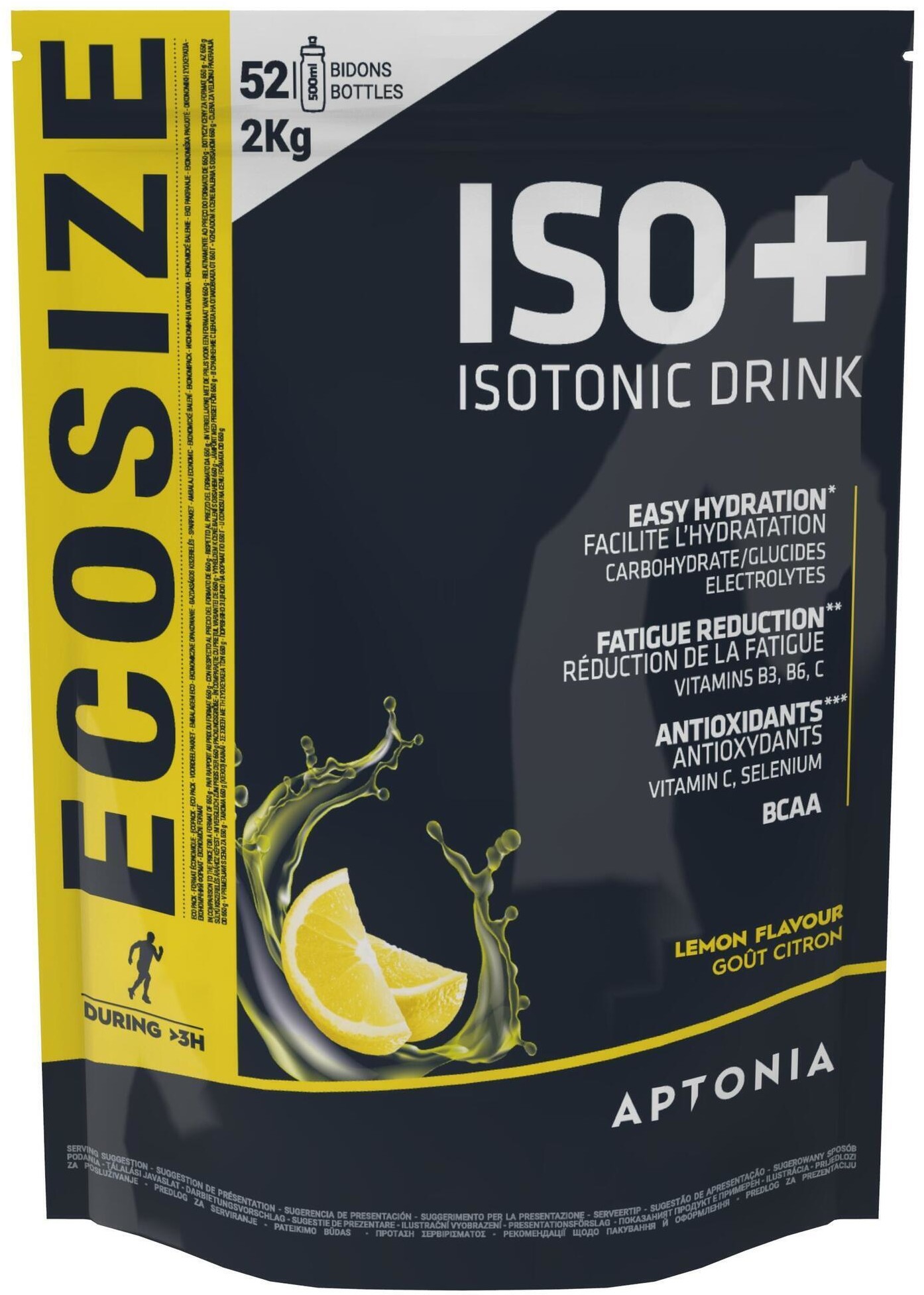 APTONIA Napój izotoniczny w proszku ISO+ cytrynowy 2 kg Unisex