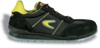 Cofra S.r.l. Cofra obuwie ochronne owens Running S1P sportowe półbuty, rozmiar 41, czarny/żółty, 78400  000 78400-000.W41