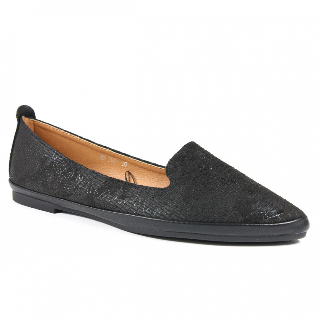 Sergio Leone Półbuty damskie MK700 czarny