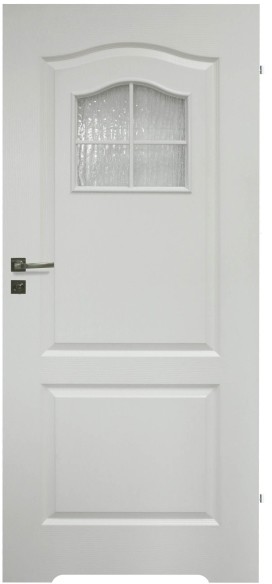 Drzwi z podcięciem Archi 60 prawe białe IND19_BA0241W