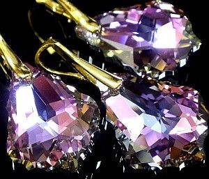 Arande Swarovski Komplet Vitrail Baroque Złote Srebro 2168146466