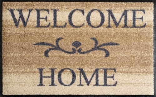 Wash&Dry Wash + dry 009610 wycieraczka Welcome Home, 50 x 75 cm, beżowy 009610