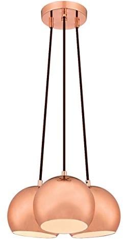 Westinghouse 6102040 lampa wisząca, a + + to E, metal, miedź, 39.52 x 39.52 x 147.96 cm 6102040