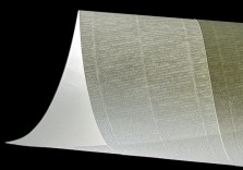 Papeterra Cotton Laid White 2 str wzór. Biały imitacja papieru czerpanego - żeberkowany, , próbka formatu A6 120 g (ppp112) ppp112
