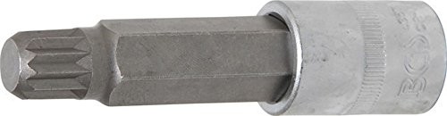 BGS wkładka bit, 1/2 cala, uzębienie wewnętrzne, z otworem, M16 x 100 MM, 1 sztuki, 4357