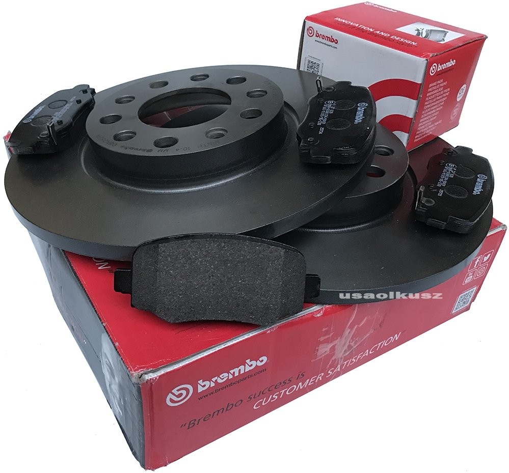 BREMBO Klocki + tarcze hamulcowe tylne 278mm Jeep Cherokee KL 2014 08.N282.11+P23177