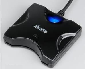 Akasa Czytnik kart pamięci Extreme USB SMART electronic ID (AK-CR-03BKV2)