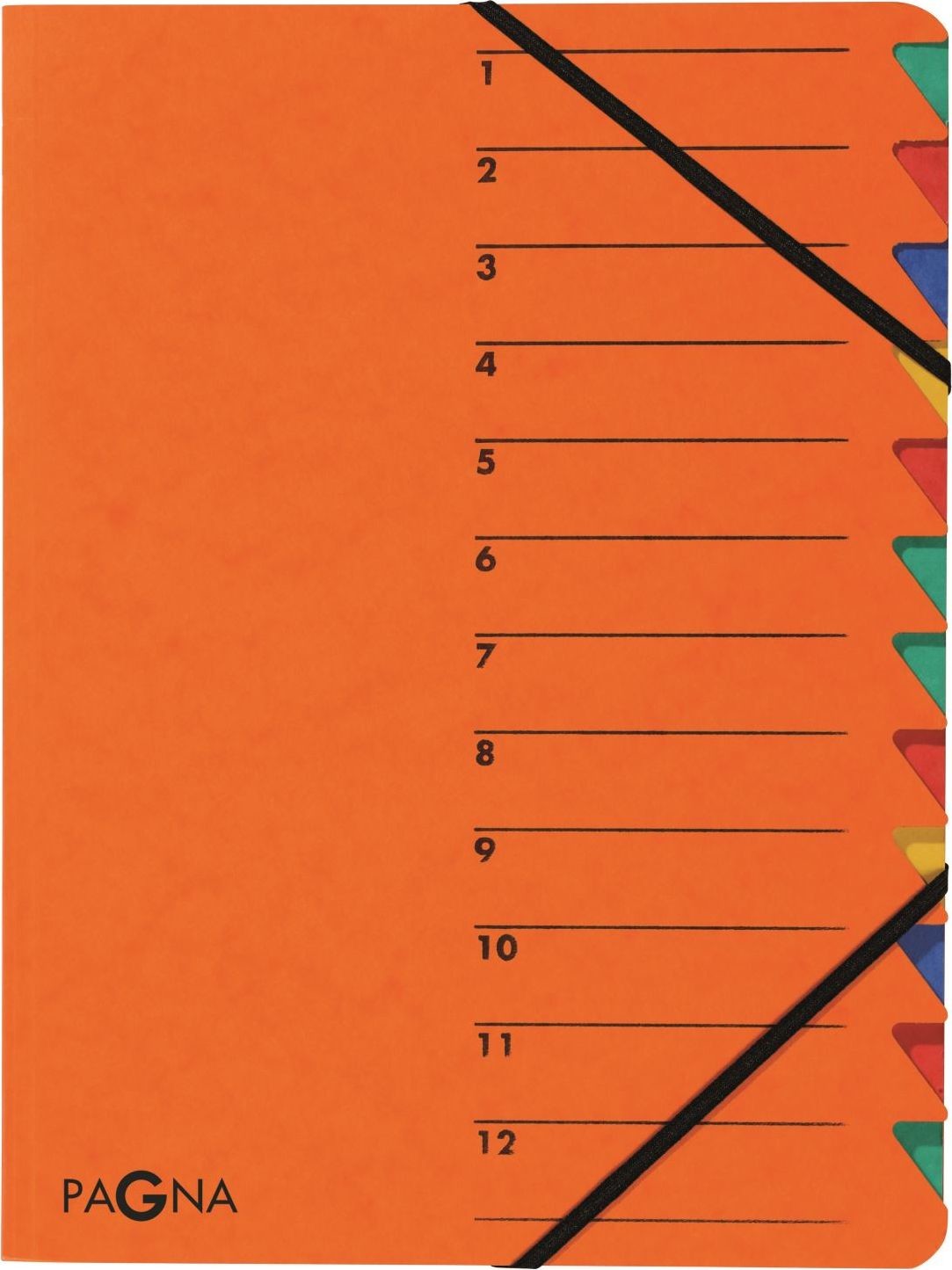 Pagna Teczka Easy 12 Fächer 1-12 orange 24131-12