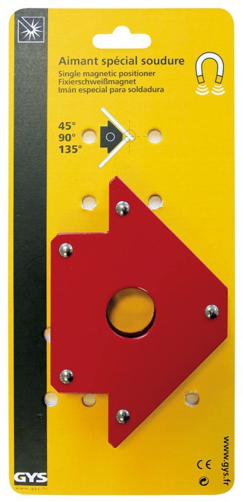 VSA Van Spijk GYS Magnetyczny pozycjoner spawalniczy, czerwony, 30x13,8x2,5 cm (5193044203)