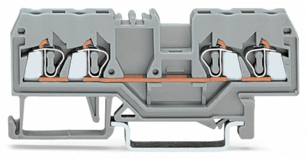 WAGO Terminal przepustowy WAGO 5 mm Sprężynowe czarny 280-831 100 szt 280-831