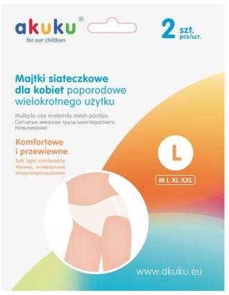 top Akuku A0233 Majtki siateczkowe wielorazowe M