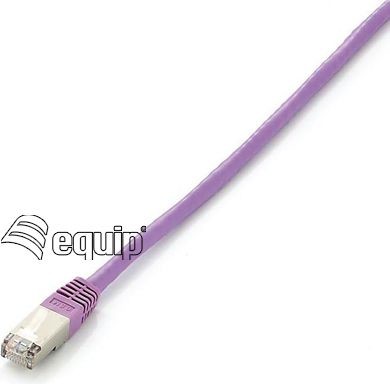 Equip Patchcord Cat6a S/FTP 5m różowy 605654 605654